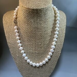 18” Freshwater Pearls Silver Clasp